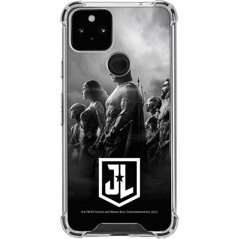 The Justice League (2017) Profile Characters Poster Google Pixel 5 Clear Case